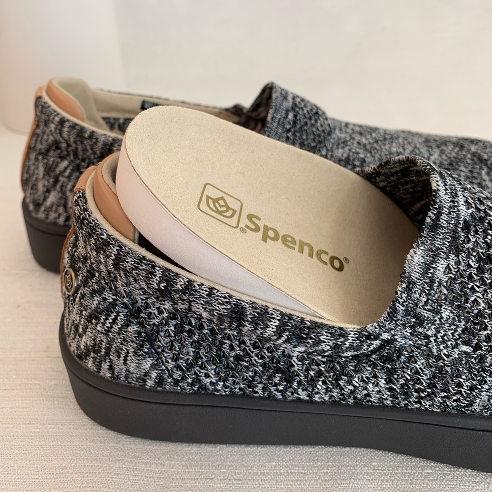 NWOT Spenco Black Knit Coastal Slip-On Loafers Woman’s 7 - Picture 11 of 13
